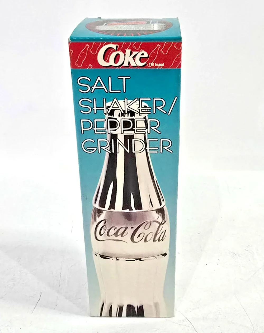 Coca Cola Diner Collection Bottle Salt Shaker Pepper Grinder NEW
